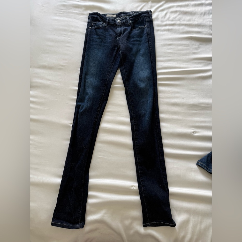 AG Women's Dark Blue Jeans